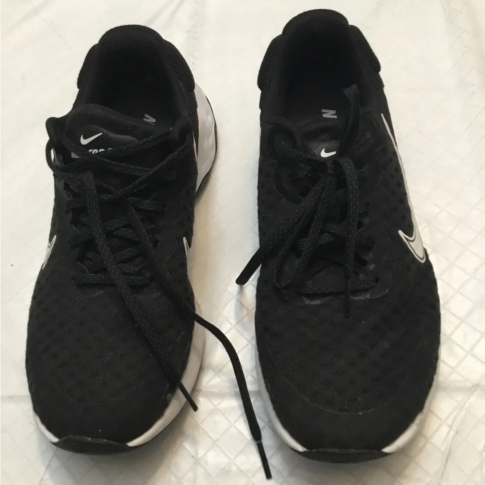 Nike Black Sneakers with White Swoosh